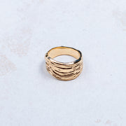Bague plaque or armance
